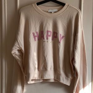 Spiritual Gangster “Happy” super soft crop top.
